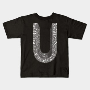 Ethiopian language Amharic Alphabets Kids T-Shirt